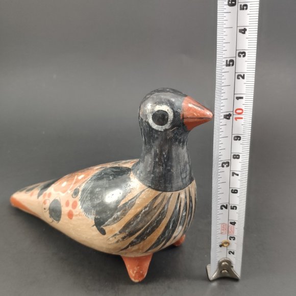 Talavera Hand Painted Bird Mexico VTG Figurine 6.5" - Picture 8 of 8